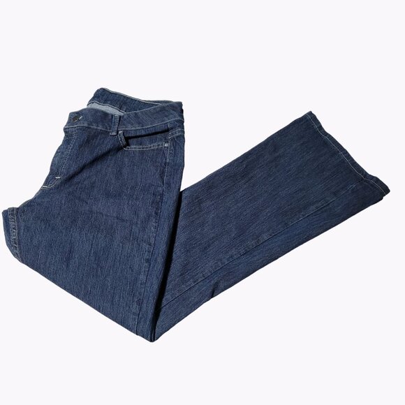 Riders By Lee Jeans Womens Size 35 Boot Cut High Rise Medium Wash Denim Pants - Picture 1 of 3